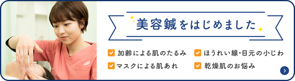 美容鍼をはじめました